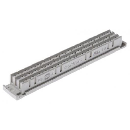 HARTING Konektor DIN 41612, řada: DIN 41612, orientace těla: Rovný, rozteč: 5.08 mm, počet kontaktů: 32, počet řad: 2