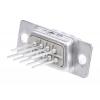 HARTING Konektor D-Sub, řada: 0967, počet kontaktů: 9, orientace těla: Rovný 2.74 mm, Montáž do panelu Vnější,