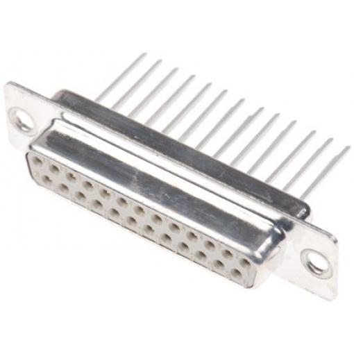 HARTING Konektor D-Sub, řada: D-Sub, počet kontaktů: 25, orientace těla: Rovný 2.76 mm, Montáž do panelu Vnitřní,