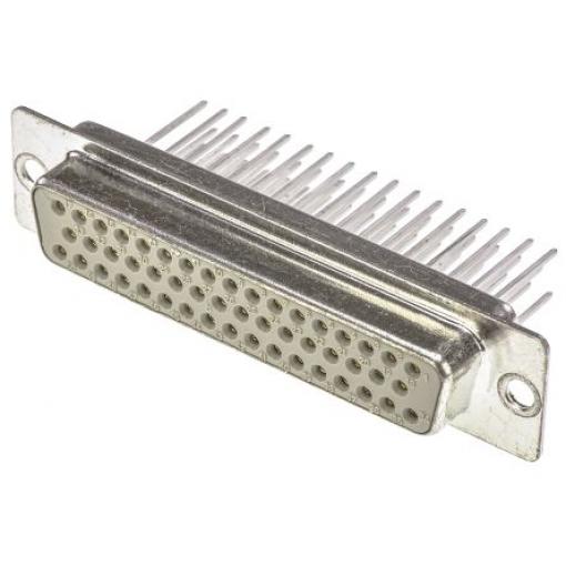 HARTING Konektor D-Sub, řada: 0967, počet kontaktů: 50, orientace těla: Rovný 2.76 mm, Montáž do panelu Vnitřní, 1.0 kV,