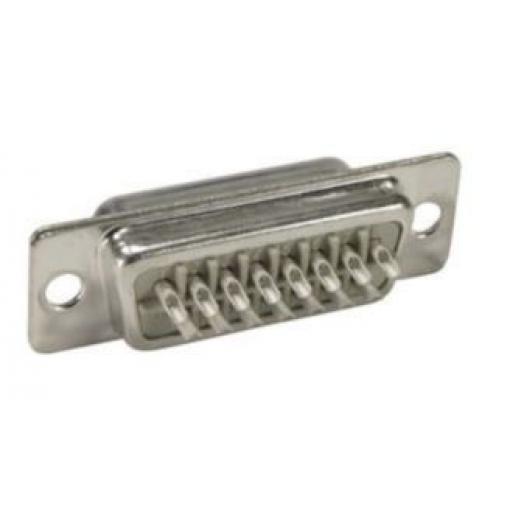 HARTING Konektor D-Sub, řada: D-Sub, počet kontaktů: 50, orientace těla: Rovný 2.77 mm, Montáž do panelu Vnější, D-SUB,