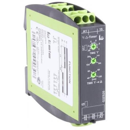 Tele Časovací relé, řada: G2ZS20 Lišta DIN DPDT 2kontaktové 250 V dc 240 V ac, 24 V ac 1 funkce Šroub 0.04 s to 3 min
