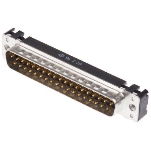 HARTING Konektor D-Sub, řada: D-Sub, počet kontaktů: 37, orientace těla: Rovný 2.76 mm, Průchozí otvor Vnější,