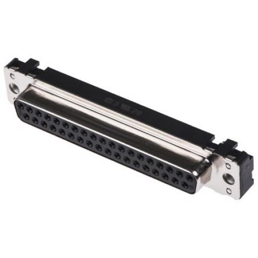 HARTING Konektor D-Sub, řada: D-Sub, počet kontaktů: 37, orientace těla: Rovný 2.76 mm, Průchozí otvor Vnitřní,