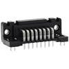 HARTING Konektor D-Sub, počet kontaktů: 15, orientace těla: Pravý úhel 2.74 mm, Průchozí otvor Vnější, D, Zámek desky