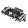 HARTING Konektor D-Sub, řada: D-Sub, počet kontaktů: 9, orientace těla: Pravý úhel 2.74 mm, Průchozí otvor Vnitřní,