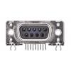 HARTING Konektor D-Sub, řada: D-Sub, počet kontaktů: 9, orientace těla: Pravý úhel 2.74 mm, Průchozí otvor Vnitřní,