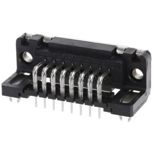 HARTING Konektor D-Sub, řada: D-Sub, počet kontaktů: 15, orientace těla: Pravý úhel 2.74 mm, Průchozí otvor Vnitřní,