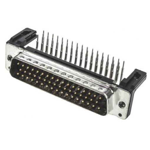 HARTING Konektor D-Sub, řada: D-Sub Standard, počet kontaktů: 50, orientace těla: Pravý úhel 2.76 mm, Průchozí otvor