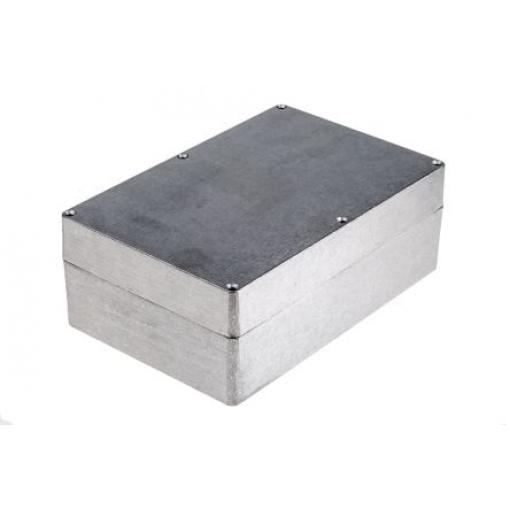 RS PRO Pouzdro, řada: 5500 IP65 Stíněné barva Stříbrná barva Stříbrná Hliníková slitina 222.5 mm 82.2 mm 145.8 mm