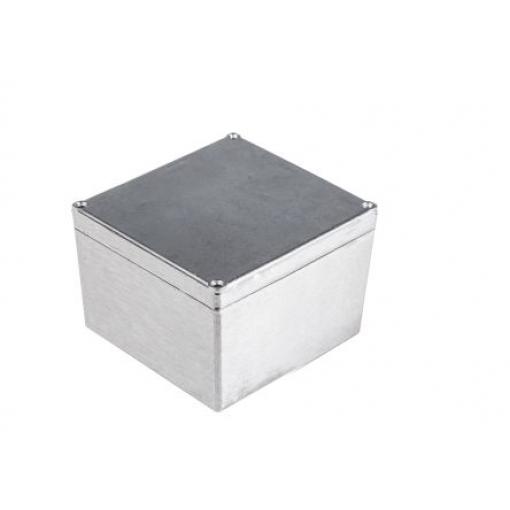 RS PRO Pouzdro, řada: 5500 IP65 Stíněné barva Stříbrná barva Stříbrná Hliníková slitina 158.5 mm 101.5 mm 158.5 mm