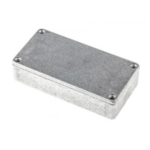 RS PRO Pouzdro IP54 Stíněné barva Stříbrná barva Stříbrná Odlévaný hliník 101 mm 24.5 mm 50 mm Neopren