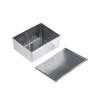 RS PRO Pouzdro IP54 Stíněné barva Stříbrná barva Stříbrná Odlévaný hliník 152 mm 49.8 mm 82 mm Neopren