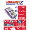 Nabíječka baterií TM-260 Optimate 7 TecMate Olověné 24 V, 12 V 12V, 24 V 10 A Velká Británie Automobilový