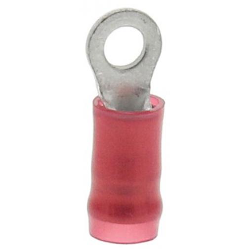 Očková koncovka, řada: PIDG, pokovení: Cín, M2.5, Červená, 105 °C, min. AWG: 22 AWG, max. AWG: 16 AWG, Izolované, TE