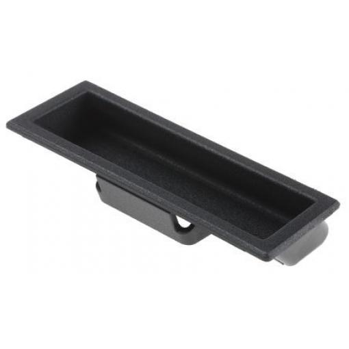 Držadlo barva Černá, Plastové, Nízký lesk, délka: 93 mm x 38 mm x 36 mm 87 mm RS PRO