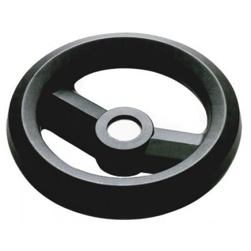 RS PRO Černá Technopolymer vyztužený skelnými vlákny Ruční kolo 80 mm