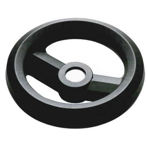 RS PRO Černá Technopolymer vyztužený skelnými vlákny Ruční kolo 100 mm