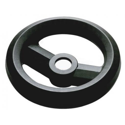RS PRO Černá Technopolymer vyztužený skelnými vlákny Ruční kolo 126 mm