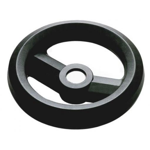RS PRO Černá Technopolymer vyztužený skelnými vlákny Ruční kolo 160 mm