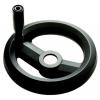 RS PRO Černá Technopolymer Ruční kolo 80 mm