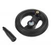 RS PRO Černá Technopolymer vyztužený skelnými vlákny Ruční kolo 126 mm