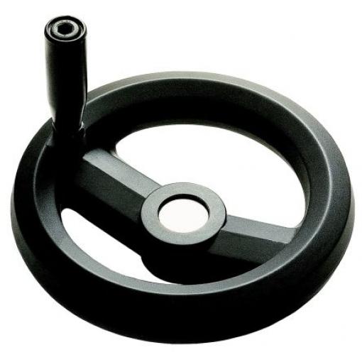 RS PRO Černá Technopolymer vyztužený skelnými vlákny Ruční kolo 160 mm