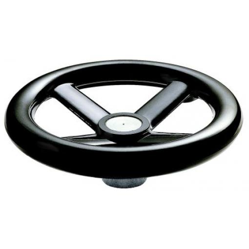 RS PRO Černá Ruční kolo 250 mm