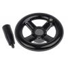RS PRO Černá Ruční kolo 100 mm