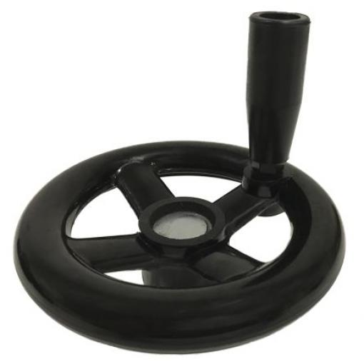 RS PRO Černá Ruční kolo 120 mm