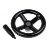 RS PRO Černá Ruční kolo 140 mm