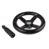 RS PRO Černá Ruční kolo 160 mm