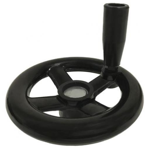 RS PRO Černá Ruční kolo 160 mm