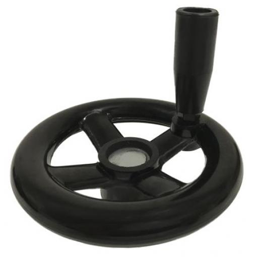 RS PRO Černá Ruční kolo 200 mm