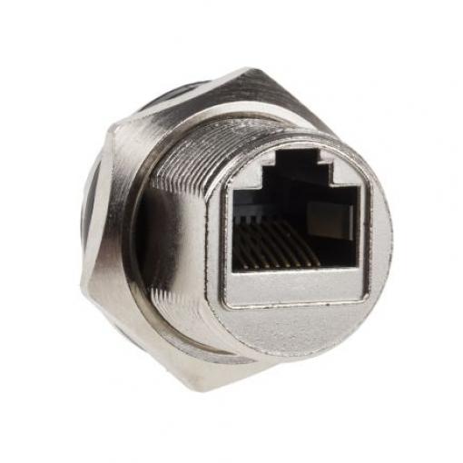 Lumberg Konektor RJ45, řada: 311 Vnitřní, počet cest: 8, Rovný, Montáž do panelu Stíněné, počet portů: 1portový
