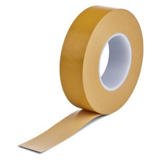 Oboustranná textilní páska, Hnědá 19mm x , délka: 50m 0.15mm (tloušťka) Hi-Bond