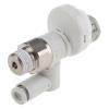 Regulátor průtoku, řada: AS Panel 180 L/min SMC 4 mm