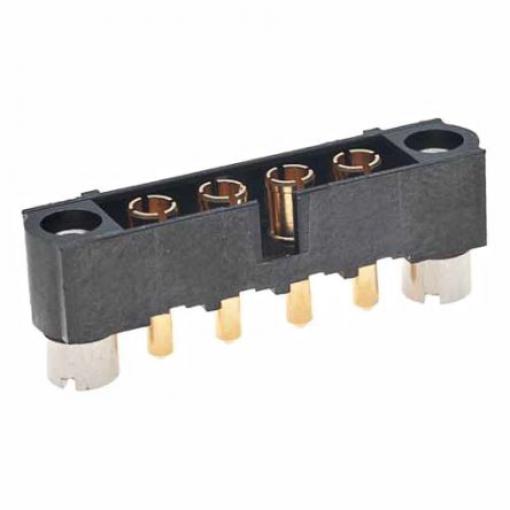HARWIN Konektor PCB, řada: Datamate Mix-Tek, Deska-deska, Vodič-deska, počet kontaktů: 4, počet řad: 1, rozteč: 4 mm,