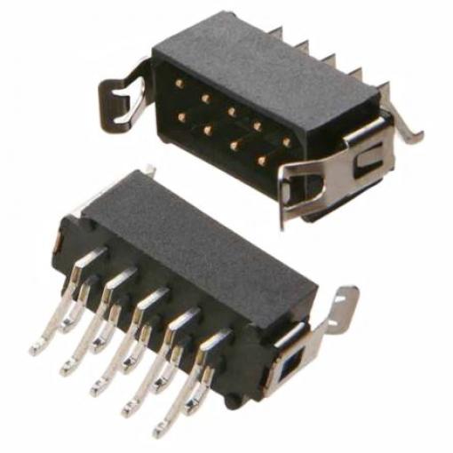 HARWIN Konektor PCB, řada: Datamate L-Tek, Deska-deska, Vodič-deska, počet kontaktů: 6, počet řad: 2, rozteč: 2 mm,