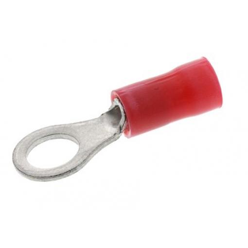 Očková koncovka, řada: PLASTI-GRIP, pokovení: Cín, M5, Červená, 90 °C, min. AWG: 22 AWG, max. AWG: 16 AWG, Izolované, TE