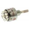 Otočný přepínač 250 mA při 28 V DC, počet poloh: 12 125 V ac, 28V dc