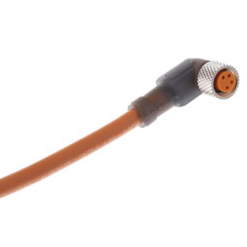 Kabel ovladače snímače, A: Vnitřní, A: M8, Pravoúhlý 4, B: Volný konec, Bez koncovky, 30V, IP67, IP65, řada: RKMWV