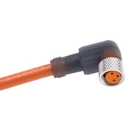 Kabel ovladače snímače, A: Vnitřní, A: Pravoúhlý 3, B: Bez koncovky, IP67, řada: RKMWV Lumberg Automation