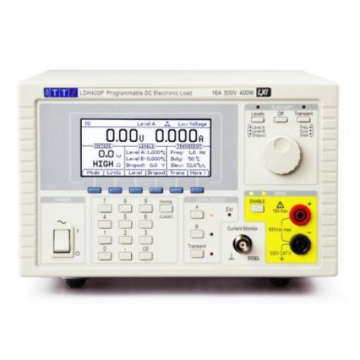 Elektronická zátěž DC Programovatelné LDH400P 0 to 16 A 10/500 V 0 to 400 W 50 to 10000 Ω, řada: LDH400 Aim-TTi