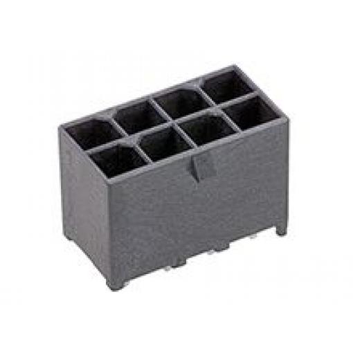 Molex Konektor PCB, řada: Mega-Fit, Vodič-deska, počet kontaktů: 8, počet řad: 2, rozteč: 5.7 mm, orientace těla: Rovný,