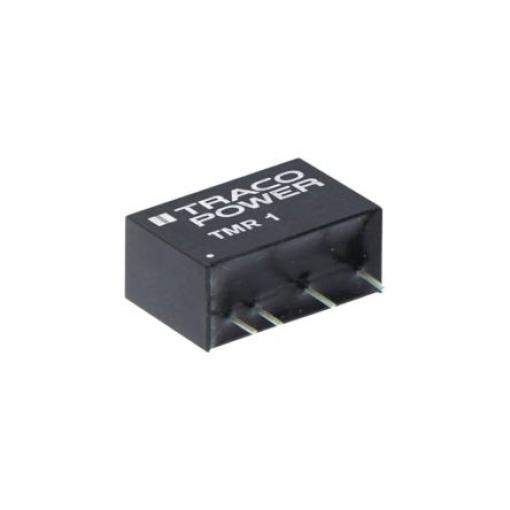 TRACOPOWER Měnič DC/DC TMR 1, výstup: 12 V dc 1.5 kV dc, Vin 36V dc 83 mA, Vin 18V 1 W -40 °C 95 °C Průchozí otvor