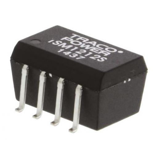 TRACOPOWER Měnič DC/DC TSM, výstup: 12 V dc 1 kV dc, Vin 13.2V dc 84 mA, Vin 10.8V 1 W -40 °C 85 °C Povrch
