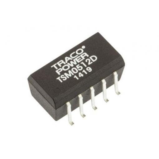 TRACOPOWER Měnič DC/DC TSM, výstup: 12 V dc 1 kV dc, Vin 5.5V dc 42 mA, Vin 4.5V 1 W -40 °C 85 °C Povrch