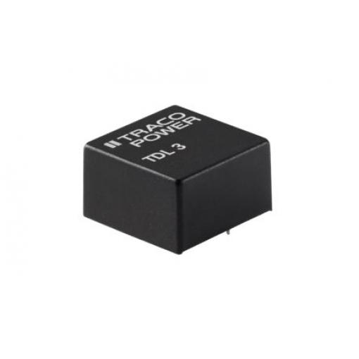 TRACOPOWER Měnič DC/DC TDL 3, výstup: 15 V dc 1.5 kV dc, Vin 10V dc 200 mA, Vin 4.5V 3 W -40 °C 80 °C Montáž na plošný
