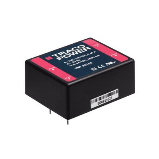TRACOPOWER Měnič DC/DC TEL 8WI, výstup: 15 V dc 1.5 kV dc, Vin 75V dc 265 mA, Vin 18V 8 W -40 °C 80 °C Montáž na plošný